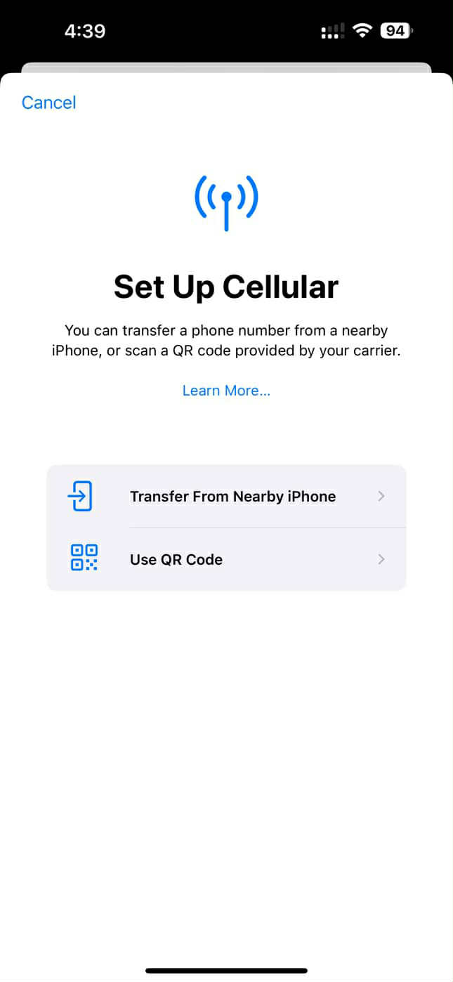 Choose installation method